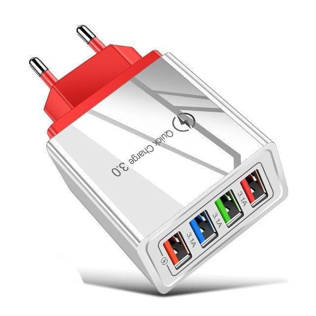 Carregador usb carga rápida 3.0 3.1a - AmpliShop